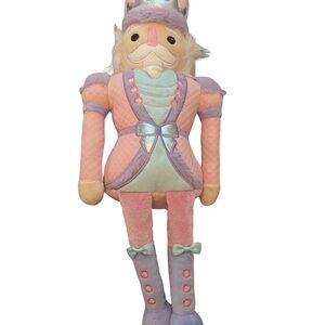 Pastel Plush Nutcracker Toy
